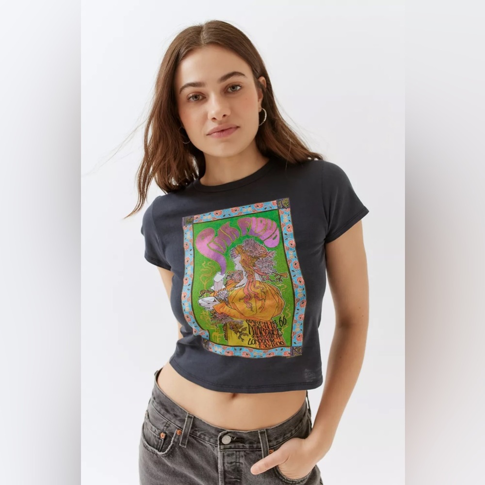 UO Pink Floyd Baby Tee